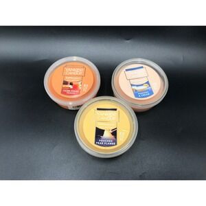 Lot of 3 Yankee‎ Candle Scenterpiece Easy MeltCups Peach & Pear Fruit Scents